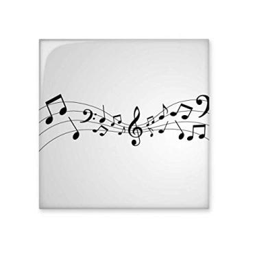 Imagem de Dancg Music 5-le Staff azulejo de cerâmica brilhante banheiro cozinha parede pedra