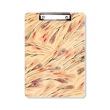 Imagem de Padrão japonês Nature Graffiti prancheta pasta, bloco de anotação, placa de apoio A4