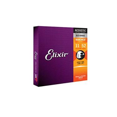Imagem de Encordoamento .011 Elixir 11027, para Violão Aço, Custom Light Bronze 80/20 Nanoweb