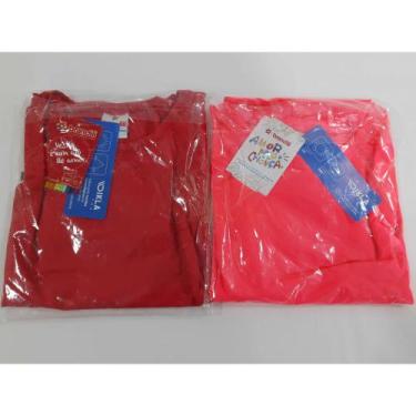 Imagem de Kit 2 Camisetas Dry Pink / Vermelho Infantil Uv Brandili
