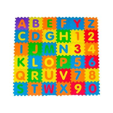 Imagem de Tapete EVA 36 Peças 14cm X 14cm