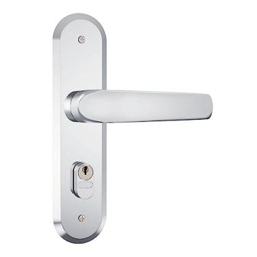 Imagem de Fechadura Stam 1801/09 Espelho Inox (G) Externa Broca 40Mm