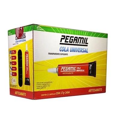 Imagem de Cola Pegamil Artesanato Universal 17g - C/ 12 cartelas