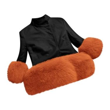 Imagem de Casaco de inverno à prova de vento para meninas com gola alta grossa jaqueta quente inf...