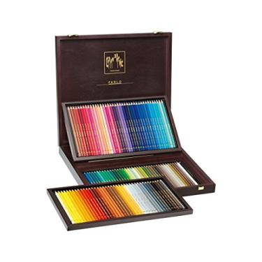 Imagem de Caran D'Ache Lápis de Cor Caixa de Madeira, Pablo, 120 Cores, Pacote de 1