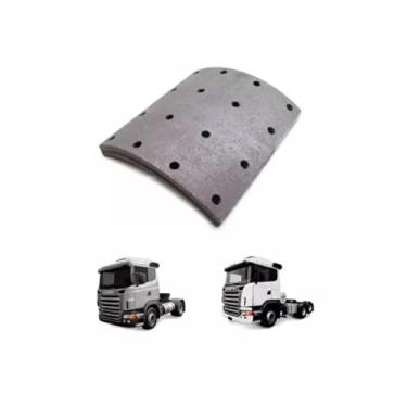 Imagem de LONA DE FREIO DIANTEIRA TRASEIRA 10 POL SCANIA 94 114 124 144 164 SERIE 4 P G R SERIE 5 TODOS P G R