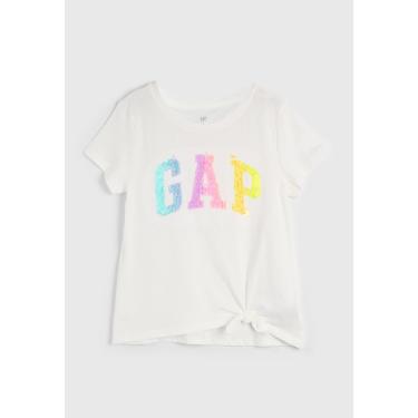 Imagem de Infantil - Camiseta GAP Logo Off-White GAP 886009 menina