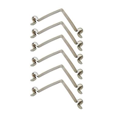 Imagem de 50 peças clipes de botão duplo clipe de mola clipe de mola clipes de poste de barraca //225 (cor: pino duplo de 4 mm)