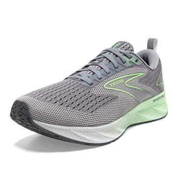 Imagem de Brooks Tênis de corrida masculino Levitate 6 Neutral, Primer cinza/verde neon, 8