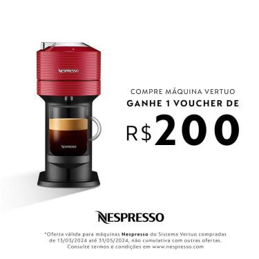 Imagem de Cafeteira Nespresso Vertuo Next Vermelho Cereja - 110V
