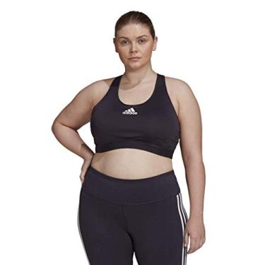 Imagem de adidas Sutiã feminino Don't Rest Alphaskin acolchoado, Preto, 3G