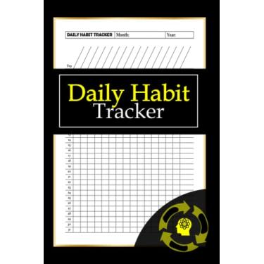 Imagem de Diário de rastreador de hábitos: planejador diário de rastreamento de hábitos para mulheres, homens para manter o foco e construir hábitos saudáveis