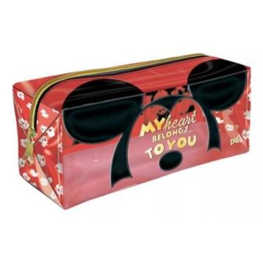 Imagem de Estojo Escolar Grande Pvc Mickey Mouse Original Disney-Masculino