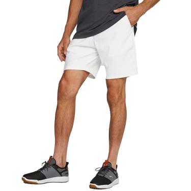 Imagem de PUMA Short feminino GOLF revendedor 8, Brilho branco, 40W x 8L
