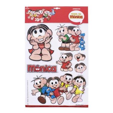 Imagem de Adesivo Decorativo 3d Mônica - Turma Da Mônica