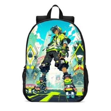 Imagem de MOCHILA ESCOLA INFANTIL JUVENIL ANIME MENINO DE PATINS-Unissex