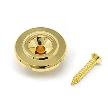 Imagem de Árvore guia de retentor de corda redonda redonda dourada para Fender Precision Jazz Style Bass com parafuso