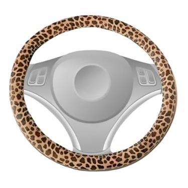 Imagem de Genérico Capa de Volante Coloridas, Estampas Exclusivas, Ajuste Universal (Onçinha Liso)