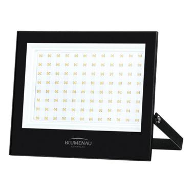 Imagem de Refletor Led 100w Bivolt Luz Amarela Ip66 Preto - Blumenau