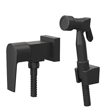 Imagem de Ducha Higiênica Banheiro Flexível 1,20m Preto Fosco Bold 370 Fani