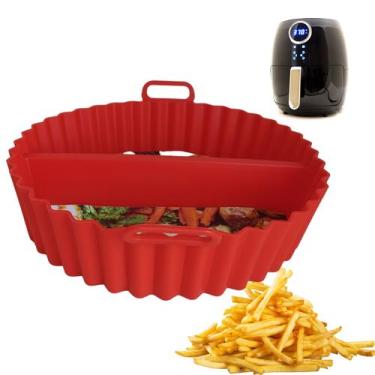 Imagem de Forma De Silicone Para Fritadeira Air Fryer Com Divisória - Unyhome, V