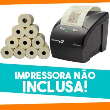 Imagem de Kit 15 Unidade Bobinas 80mm Para impressoras Térmicas - Papelaria Stor