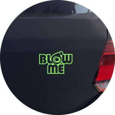 Imagem de Adesivo de Carro Blow Me Turbina Tuning - Cor Verde Claro - Melhor Ade