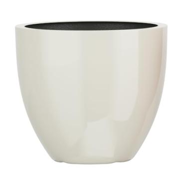 Imagem de Vaso Fibra De Vidro Grande 57cm Tipo Vietnamita Viena (Off White)