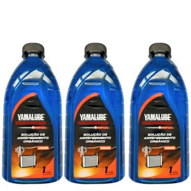 Imagem de Kit 3 Litros Aditivo Radiador Yamalube Mt09 Xj6 Yzf 600 R6