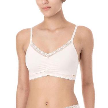 Imagem de Sutiã Top Com Bojo Removível Love Secret 816101 Micromodal, 46, Preto