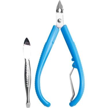 Imagem de Kit Alicate de Unha e Pinça de Sobrancelha Marco Boni,  Azul