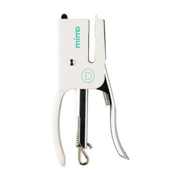 Imagem de Kit Mini Grampeador Profissional com 1000 Grampos Coloridos - Mimo