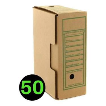 Imagem de Caixa Arquivo Morto Papelão Organizadora Registro Escritório - T10OFFI