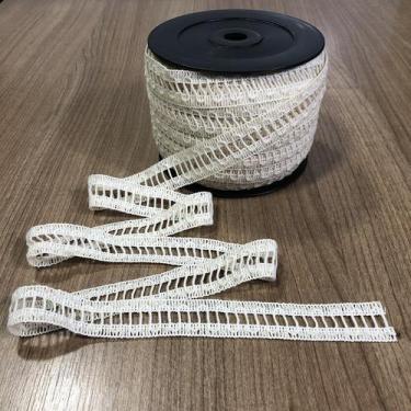 Imagem de Renda Ponto Palito 2 cm - Rolo 50 Metros - 5 Unidades - Franjas Zanini