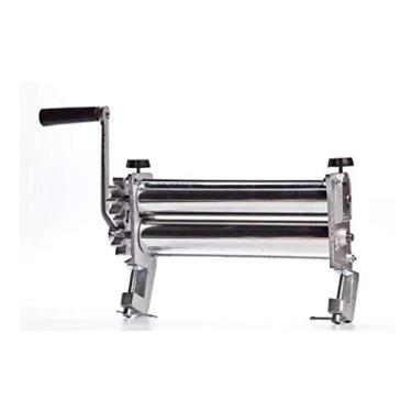 Imagem de Cilindro Laminador de Massas Pasteis, Pão, Macarrão, Pasta Americana c/Prendedor Luxo 03 - Botini Cor:Prata