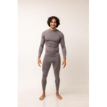 Imagem de Conjunto Térmico Feminino Kit com Calça + Blusa Masculino Segunda Pele