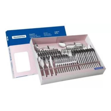 Imagem de Faqueiro Tramontina Inox - Laguna 91 Peças, INOX