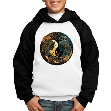 Imagem de Moletom Infantil Gêmeos Sígno - Foca na Moda, Branco, Preto, 6