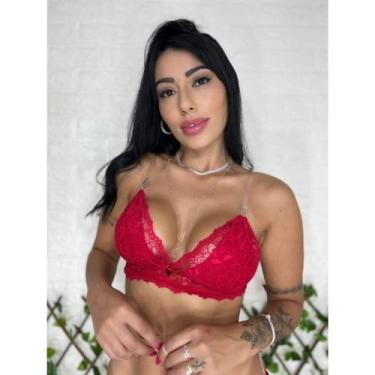 Imagem de Sutiã Com Alça de Silicone Rendado Com 2 Alças Discreto Sem Bojo Forra