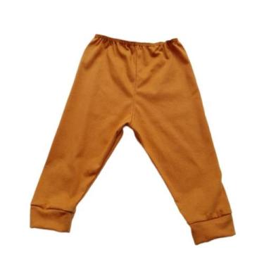 Imagem de Kit 3 pç calça mijão bebê minimalista unissex 100% algodão malha - Mal