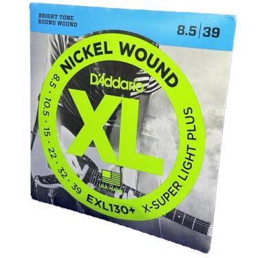 Imagem de Encordoamento Guitarra 8,5-39 EXL130+ D'Addario Nickel Wound - D'Addar