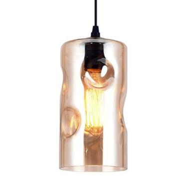 Imagem de Lustre Pendente Taschibra Glade Âmbar E27 Bivolt