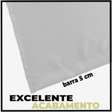 Imagem de cortina para apartamento varao Brenda 5,00x2,40 branco - Bravin Cortin