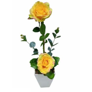 Imagem de Arranjo de Rosa Artificial - Fabricação própria 