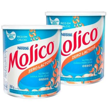 Imagem de Kit com 2 Molico Zero Lactose Composto Lácteo 260g cada - Nestlé