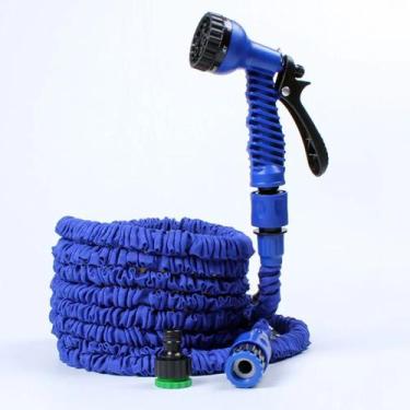 Imagem de Mangueira Jardim Expansível 30 Metros - Azul - Shopmix