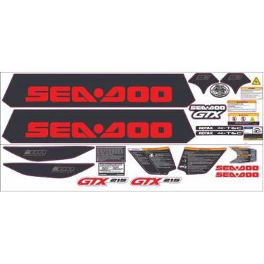 Imagem de Kit Adesivo Faixa Jet Ski Seadoo Gtx Is 215 Personalizado - SPTS