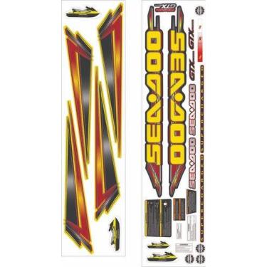 Imagem de Kit Adesivo Faixa Jet Ski Seadoo Gtx 04 - SPTS