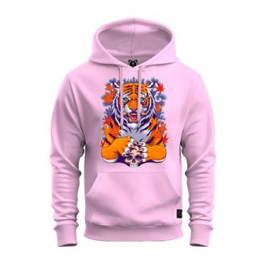 Imagem de Moletom Tigre Pensando Blusa De Frio Confortável Varias Cores - Nexsta