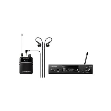 Imagem de Audio-Technica Sistema de Monitoramento Sem Fio In-Ear Série 3000, Com Receptor ATW-R3250DF2 e Transmissor ATW-T3205DF2 com Fone de ouvido In-Ear ATH-E40